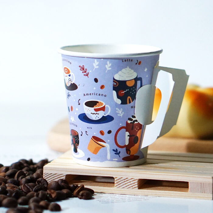 6.5 oz handle paper cup